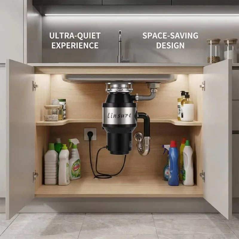 Airo Kitchen Appliances Sink Waste Disposer Ultra Silence Under Sink Garbage Disposal Powerful Sink Food Grinder Factory
