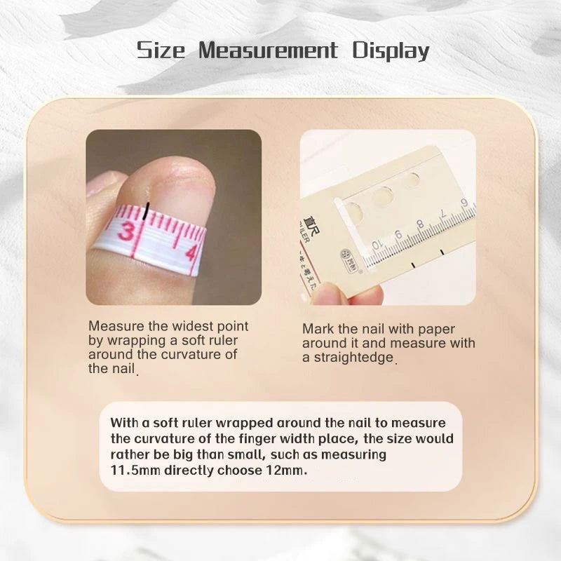 10PCS Metal Handmade Press on Nails Acrylic Magic Full Cover Fake Nails Reusable Adhesive Silver Artificial Cool Manicure Art