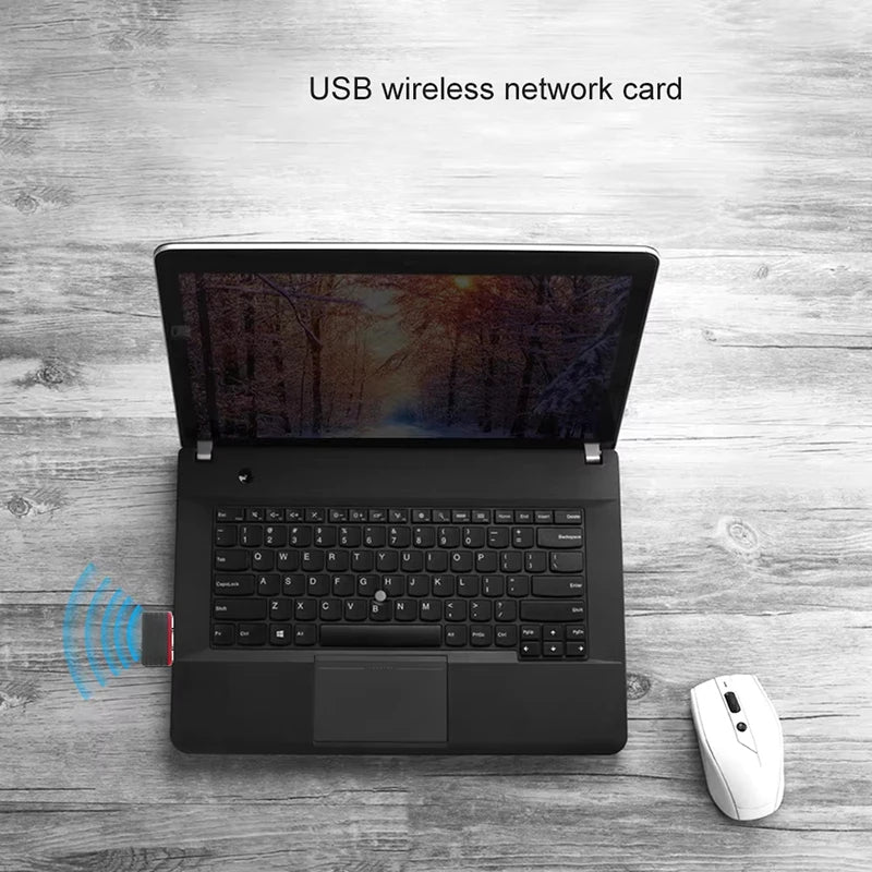 Wireless Network Signal Reception Mini Driver-free Wi-Fi Adapter 150Mbps For Deskop Computer 2.4G Network Card USB Plug and Play