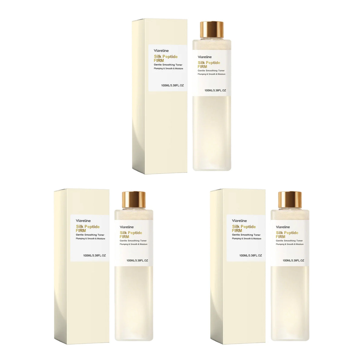Silk Peptide Glow Boosting Toner Hydrating Refresh Repair Skin Barrier Non Sticky Quick Absorb Facial Deep Collagen Booster Care