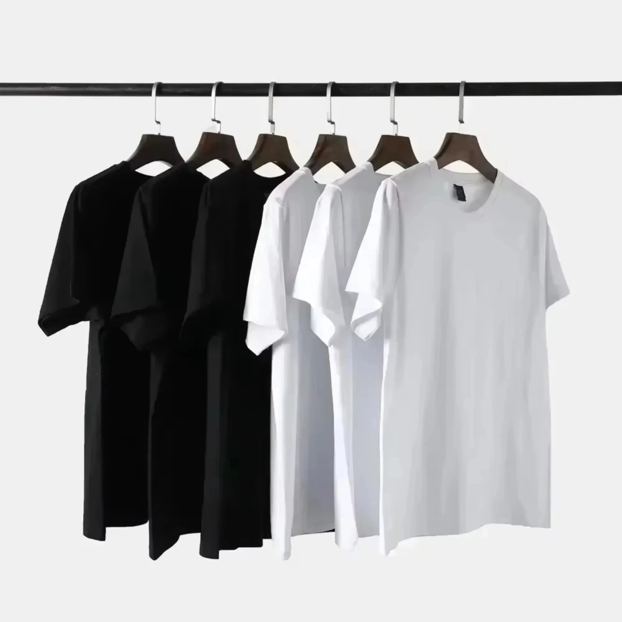 Korean Y2K Trend Simple Letter Print Unisex T Shirt 2026 Summer 100% Cotton Round Neck Loose Short Sleeve Casual Streetwear Tops