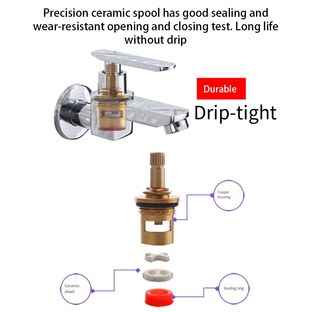 Water-saving Sink Tap Easy-to-install For Effortless Bathroom Upgrade No Leakage Bathroom Tap Faucet