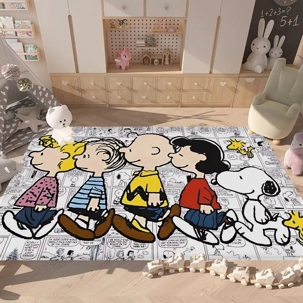 Cute Dog S-Snoopy Kitchen Mat Cheaper Anti-slip Modern Living Room Balcony Printed Modern Home Decor