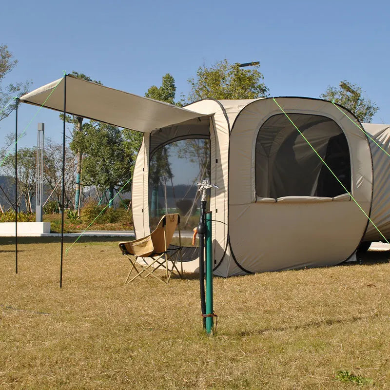 Car Tent trailer Tent, Car Tailgate Tent,Pop Up Car Rear Tent, SUV Tents Car Tents for Campers Multipurpose Truck Tent