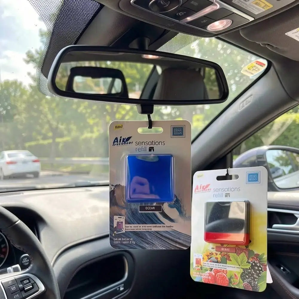 Premium Auto Perfume Scented Oil Diffuser Car Air Freshener Eliminates Odors and Freshens Air Naturally