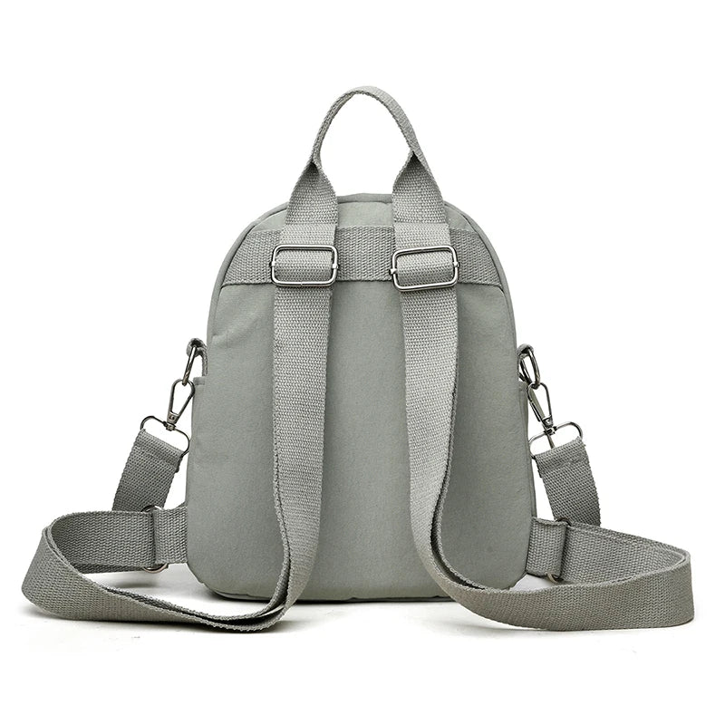 New Women Casual Travel Lightweight Small Backpack With Large Capacity Waterproof Cloth Shoulder Bag and High-end Feel for Girls