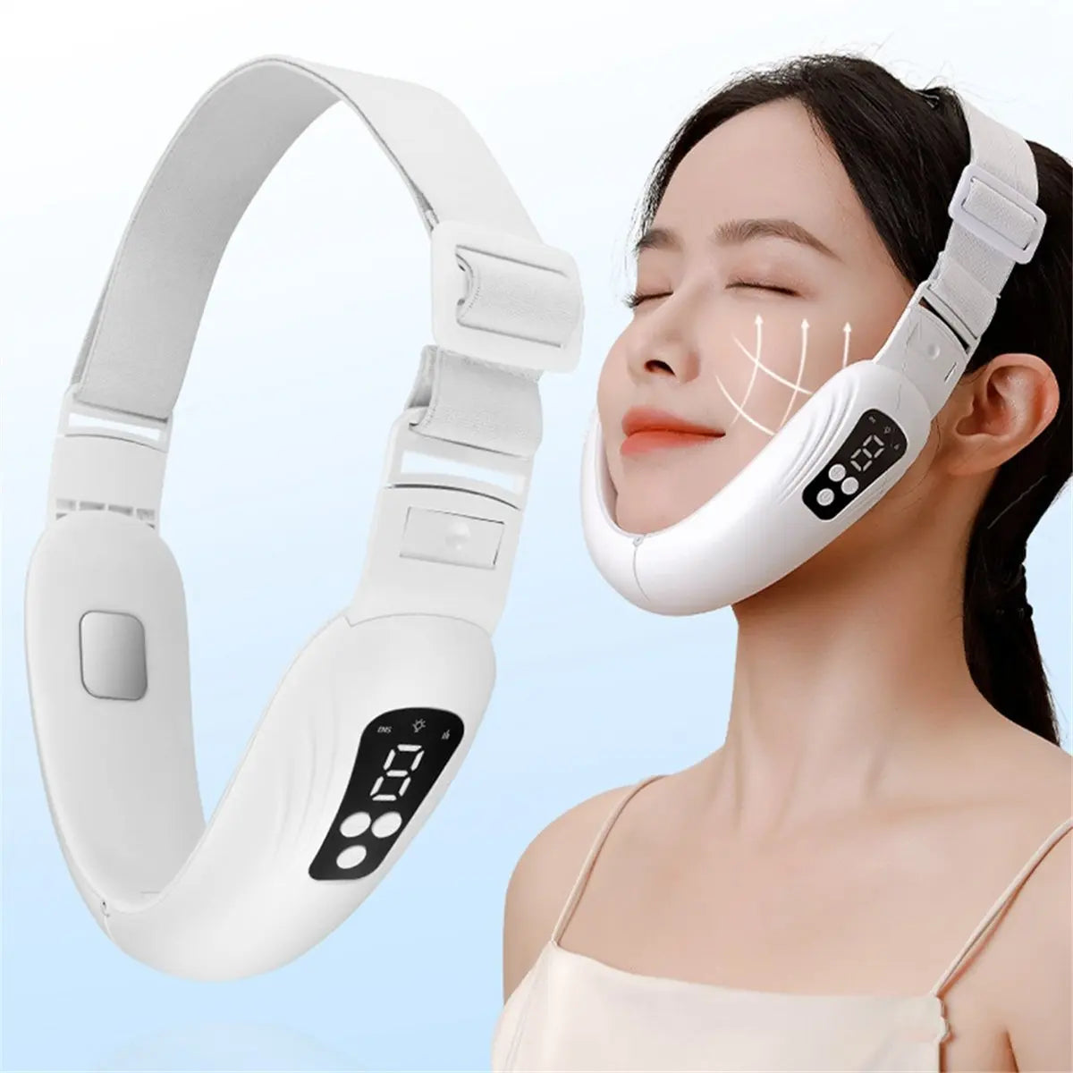 Skin Care EMS Electric Facial Massager Face Slimming Machine V Shaper Chin Cheek Lifting Firming Equipment Beauty Tool