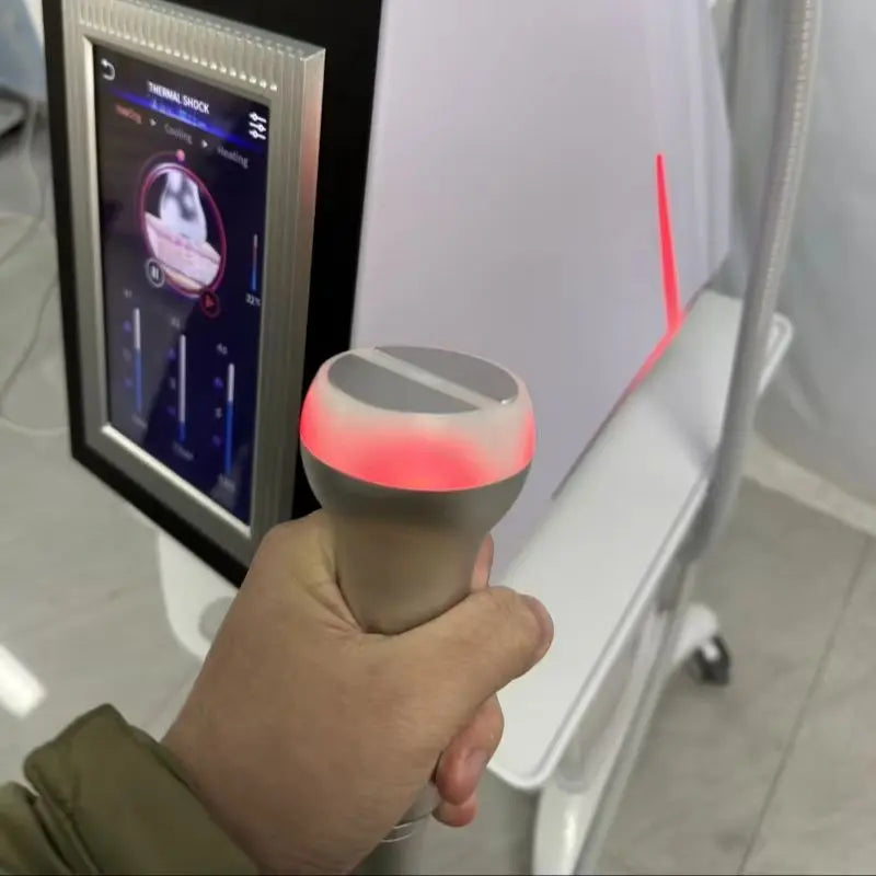 Professional Cryoskin Slimming Machine 2 Round Heads 2 Freezing Plates Skin Tightening Cellulite Removal Device