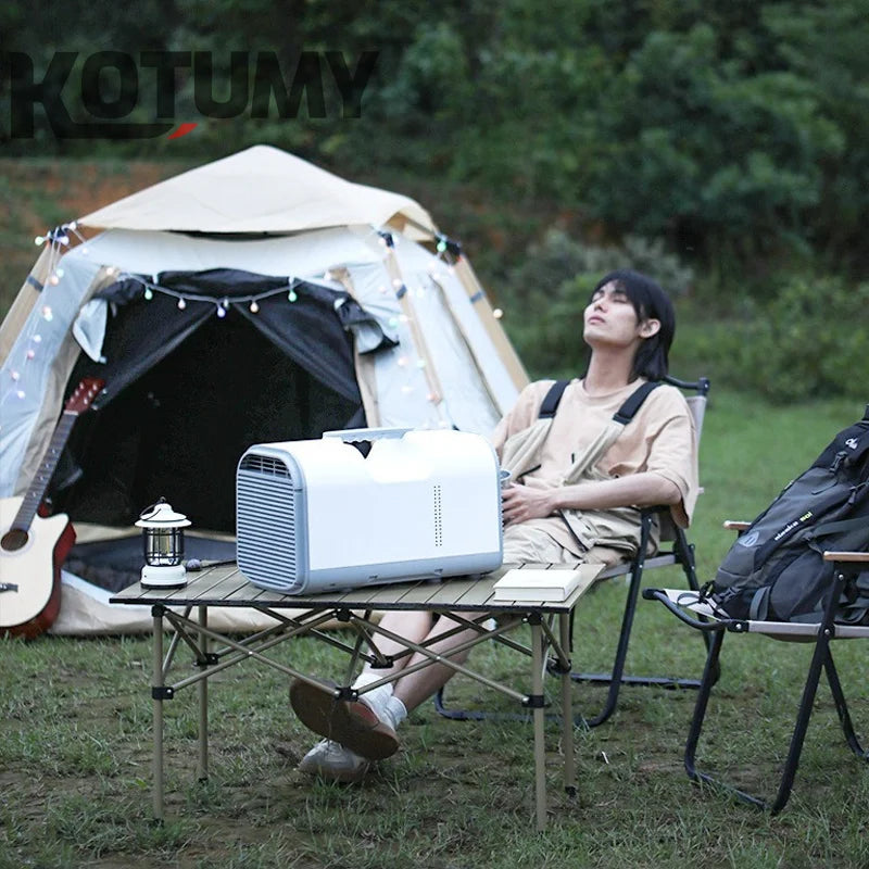 CHKJ Portable Air Conditioner Outdoor Camping Cooler with Remote Control And Audio Intelligent Hidden Panel 110v/220v