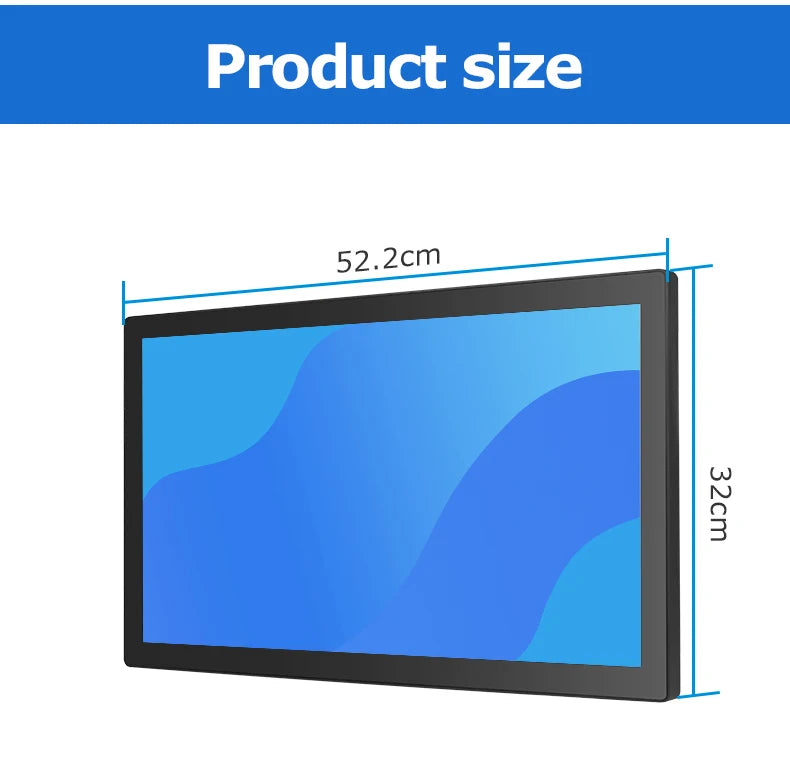 21.5 Inch Kitchen Display Screen Kds Pos System Hardware Kitchen Order Display Monitor Menu Management Display Screen