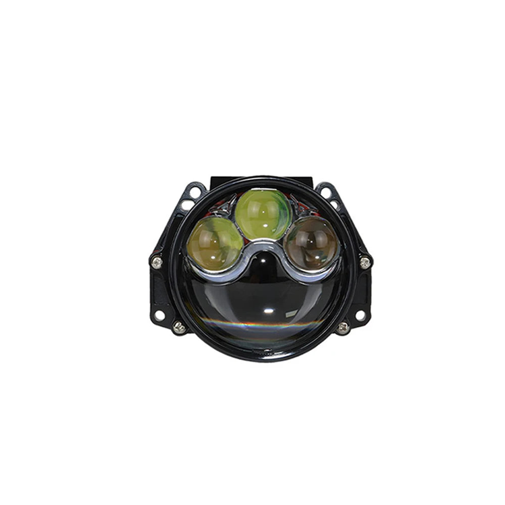 Car Led Light Bulbs 3 inch Dual Hyperboloid Bi-LED Projector Lenses Bi Lens LED Headlight Kits For Hella 3R H4 H7 9005 9006