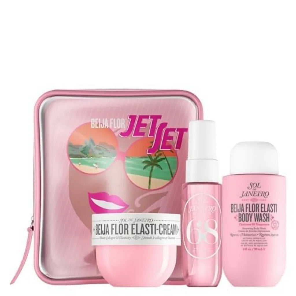The four travel suits of Sol de Janeiro series fragrance (bath gel, body milk, perfume spray) are convenient to carry, charming fragrance, lasting fragrance, and the first choice for fragrance lovers