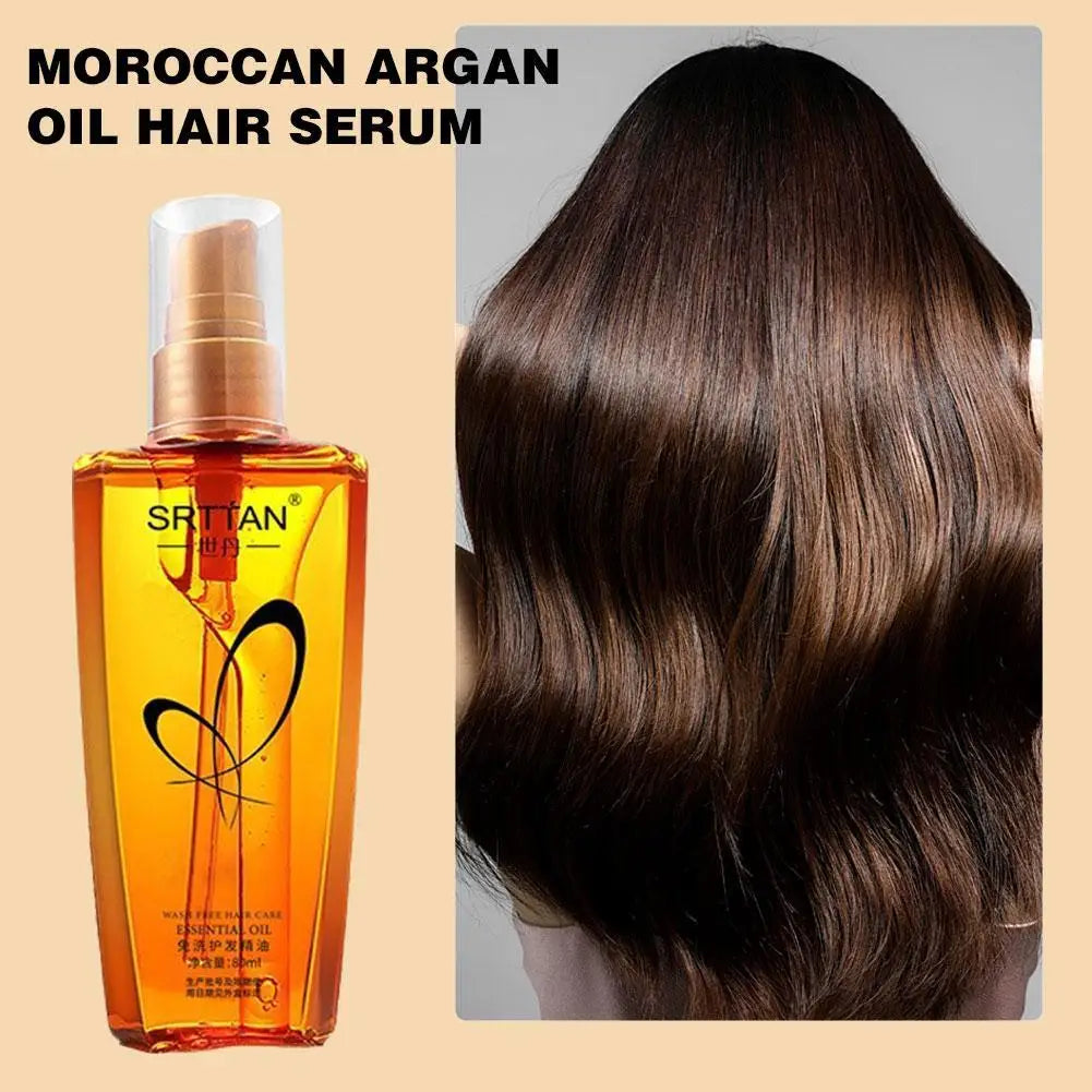 1PC Essential Oil Hair Care No-Wash Soft Non-Greasy Hair Oil Suitable for All Hair Types