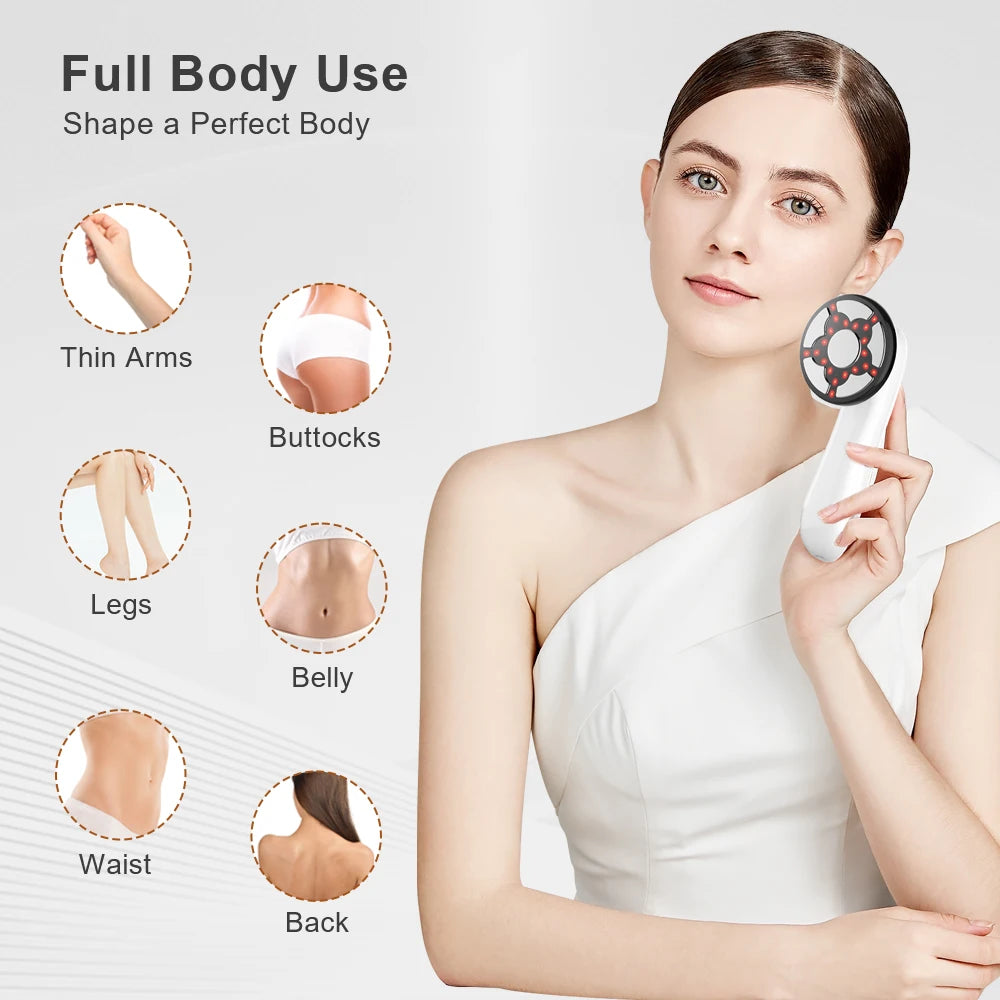 4 Modes Cellulite Massager Body Sculpting Machine Electric Fat Burner Body Slimming Weight Loss Skin Lifting Beauty Care Device