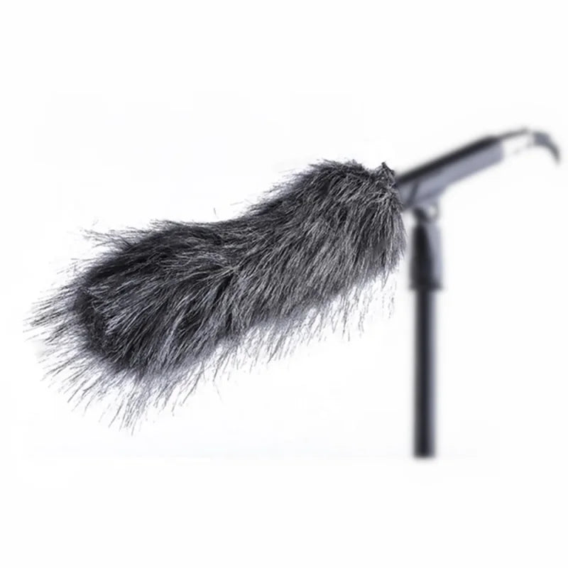 MF2 Furry Windscreen Wind Cover Microphone Windscreen Foam Cover 9-24cm for Mic Windproof Wind Screen Mic Windscreen