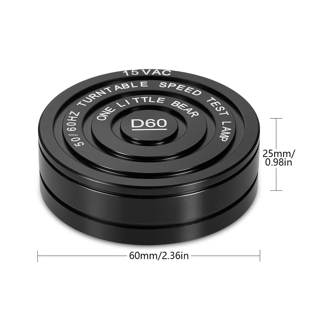 Nobsound 50/60Hz Stroboscopic Speed Strobe Light+Tachometer Disc for Turntable LP Records Phonograph Player Accessories