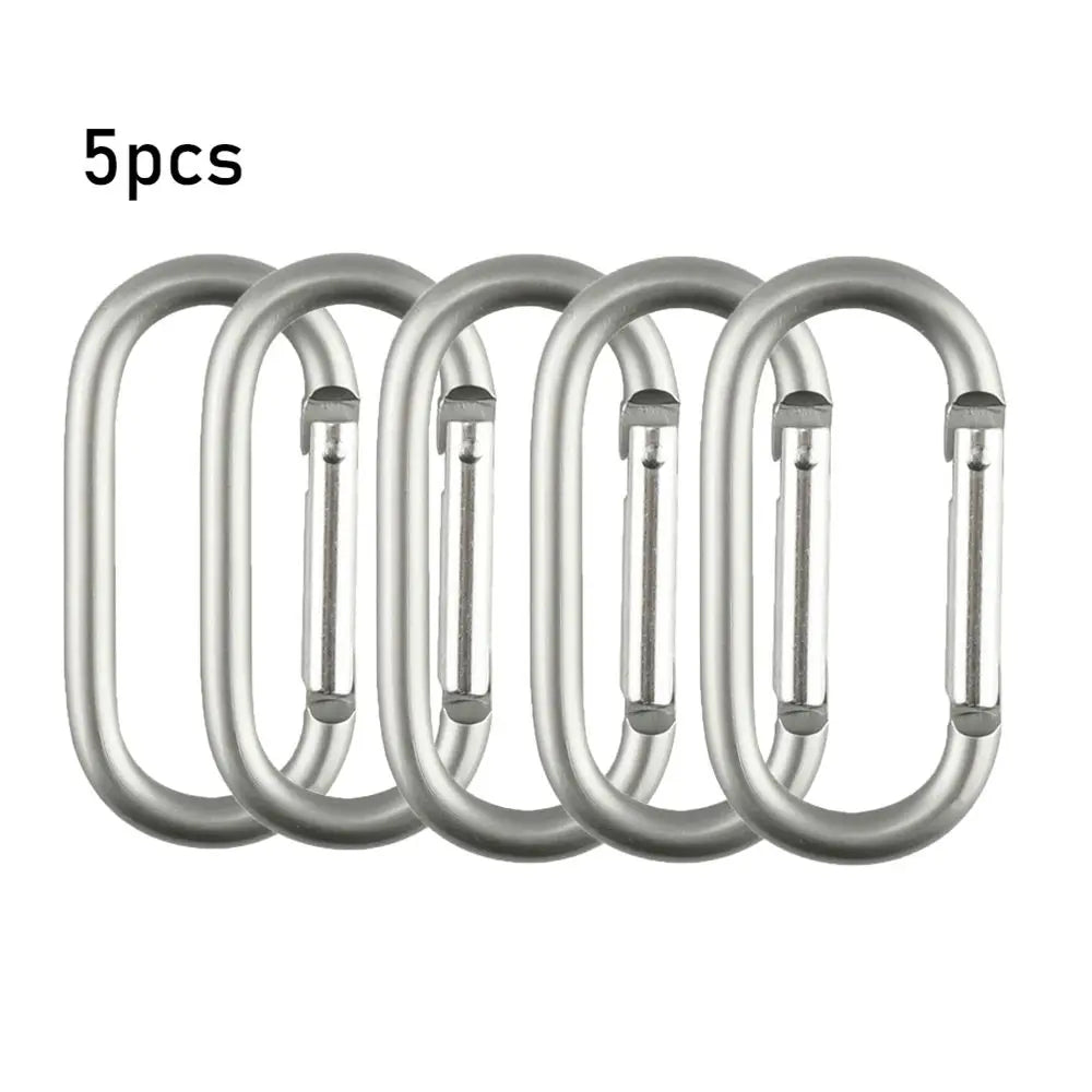 2/5/10pcs Survival Gear Camping Hiking Outdoor tool Camp Mountaineering Hook Buckle Keychain Travel Kit Climing Carabiner