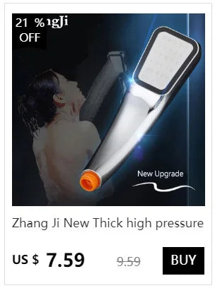 Zhang Ji LED Temperature Sensitive 3-Color Light-up Faucet Kitchen Bathroom Glow Water Saving Faucet Aerator Tap Nozzle Shower