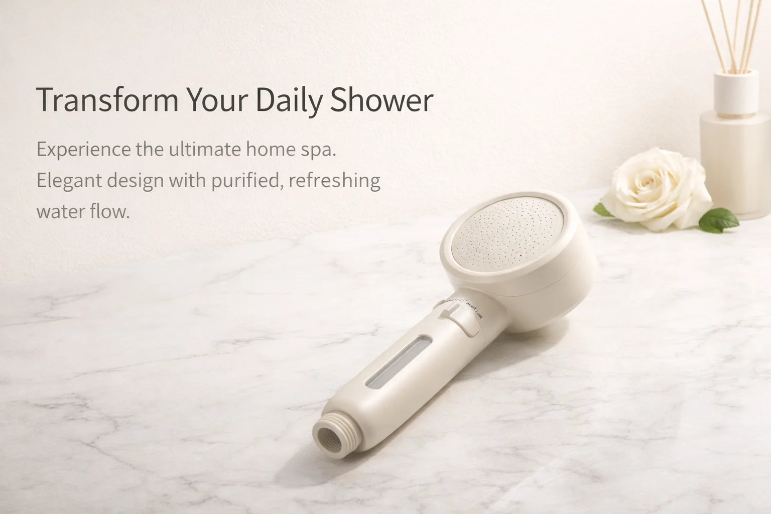 High Pressure Filter Shower Head Double Sided Handheld Macaron Sprayer Chlorine Removal for Bathroom