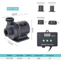 Jebao DCP Sine Wave DC Pump 2500-20000L/H Adjustable Flow Submersible Water Pump for Freshwater Saltwater Reef Tank Pond