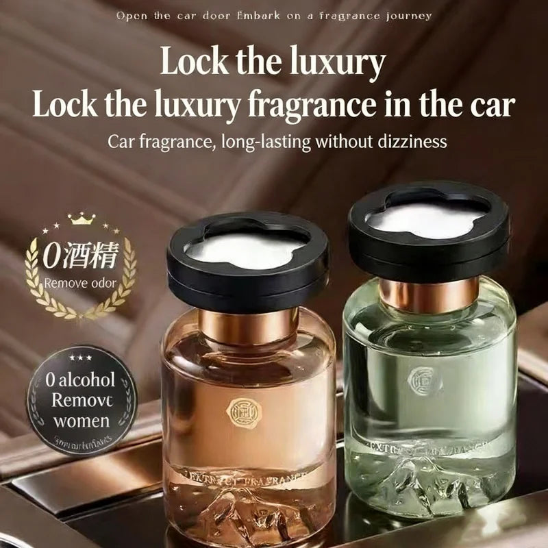 Light luxury mountain view car aroma diffuser,high mountain white tea perfume,long-lasting fragrance,interior high-end decoratio