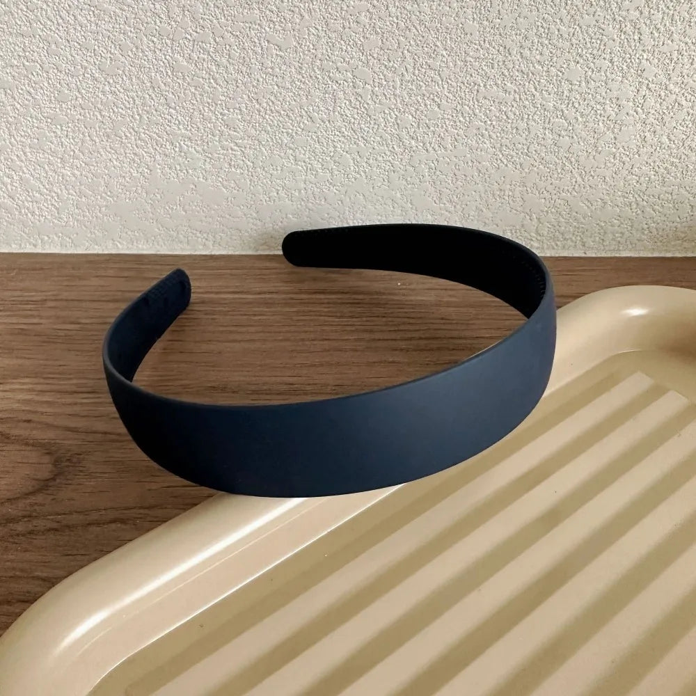 Women Girls Wide Top Knot Hair Bands Headdress Solid Color Cloth Headband Bezel Girls Hairband Hair Hoop Female Hair Accessories