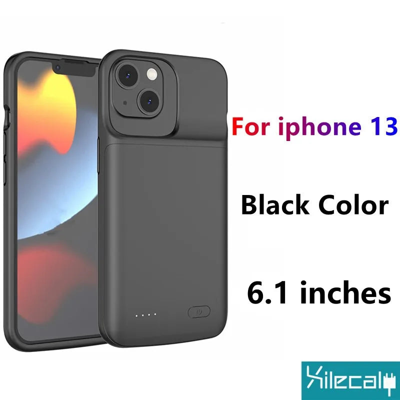 For iphone 14 Pro Max Battery Case For iphone 12 11 Pro Max Smart Power Bank Charger Cover for iPhone XS Max XR 7 8 Plus SE2 SE3