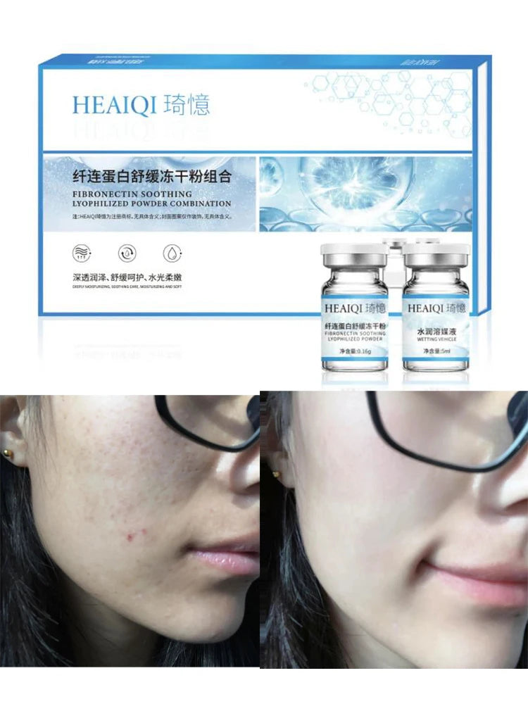 Sensitive Hyaluronic Acid Fibronectin Freeze Dried Powder Korea Face  Repair  Skin Firming Moisturising Skin Rejuvenat Skin Care