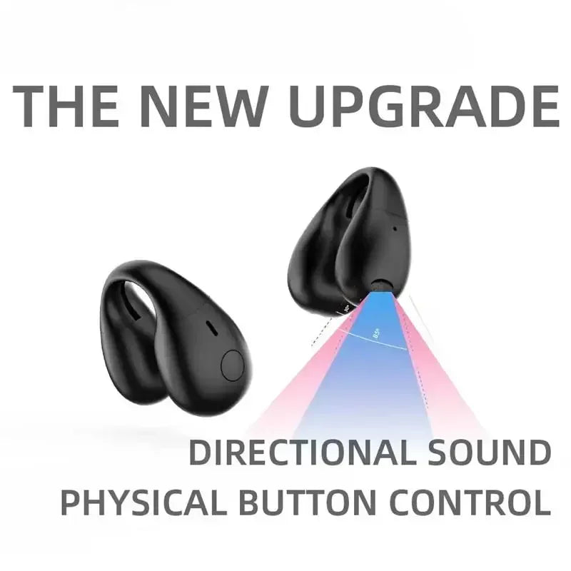 New Earclip Wireless Bluetooth Headset OWS Touch Light Mini High Quality Earplugs Anti Sweat HD Sound Stereo Universal Headset