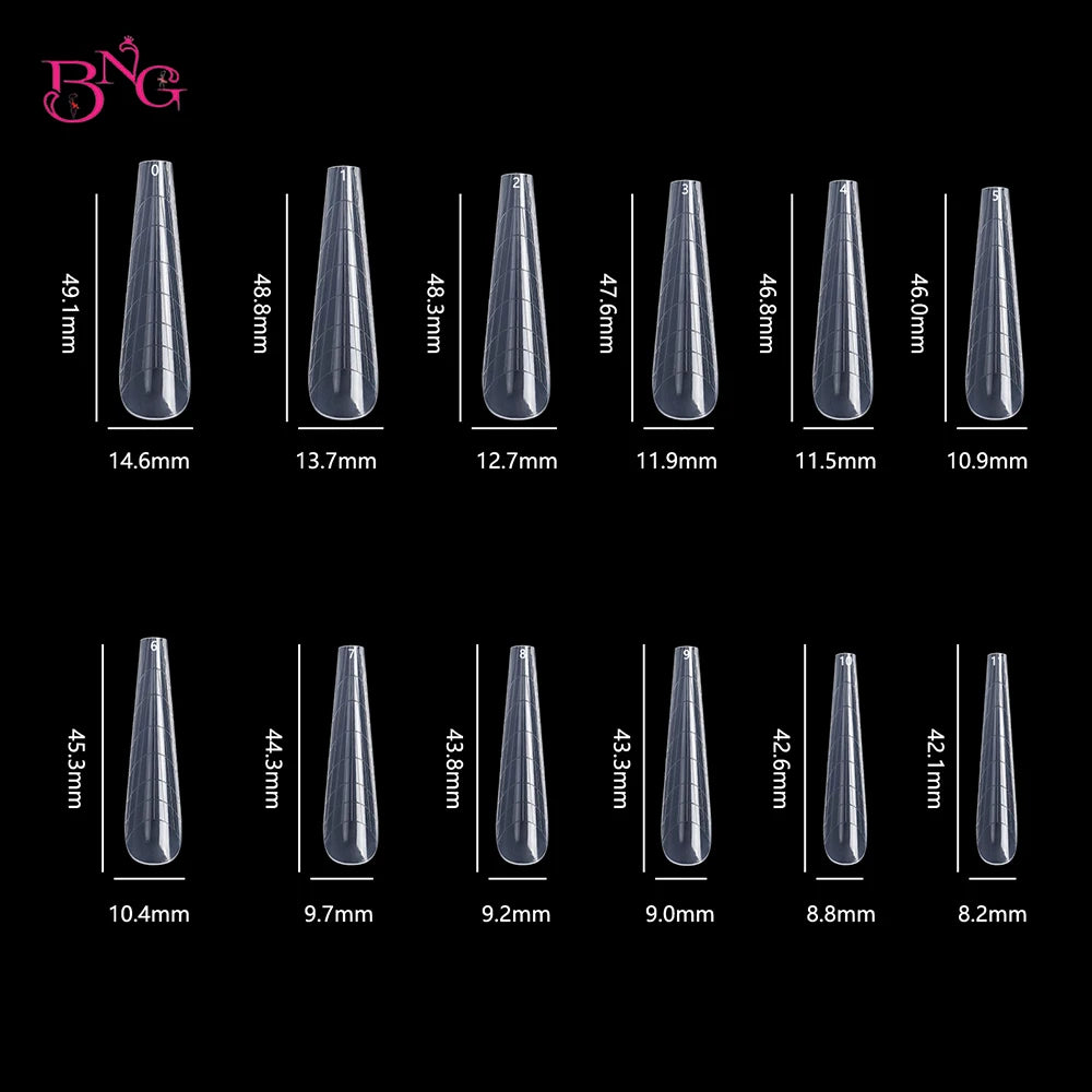 BNG Top Forms for Nails Dual Forms Nails Forms for Extension Full Cover Quick Building Gel Mold Tips Poly Nail Gel Mold