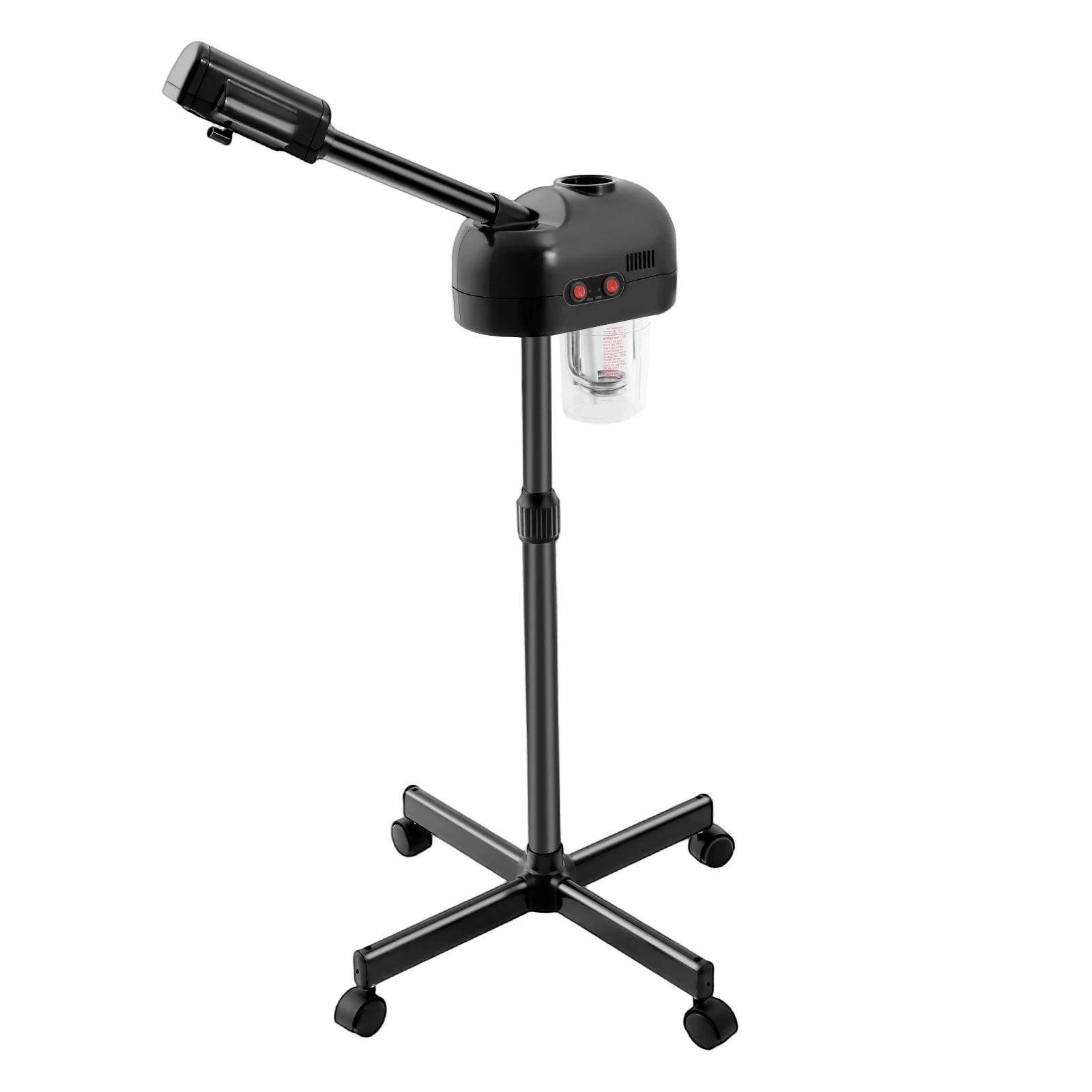 750ml Ozone Facial Steamer Height Adjustable Sprayer 360° Rotatable Movable Skin Care Equipment for Salon Beauty Spa White/Black