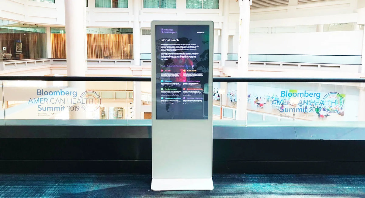 21.5 32 43 Inch Shopping Mall Android Interactive Touch Screen Digital Signage Display Floor Stand Lcd Self Service Kiosk