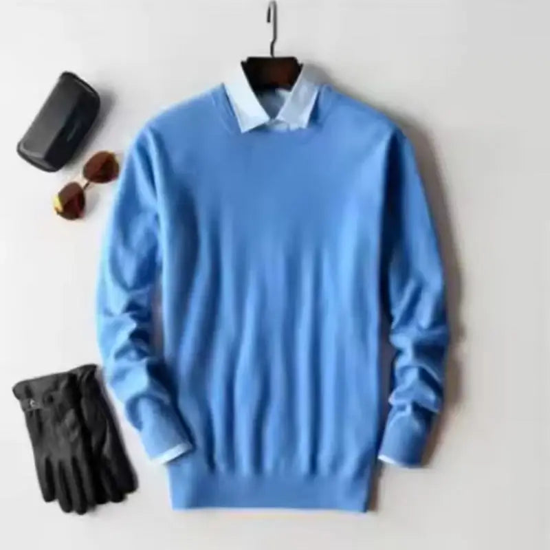 Cashmere Cotton Blended Thick Pullover Men Sweater 2025 Autumn Winter Jersey Hombre Jumper Pull Homme Hiver Knitted Sweaters