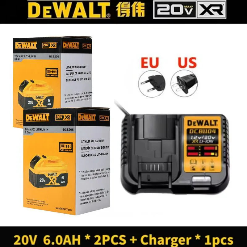 Q Original DeWalt 6Ah/5Ah/ 20V battery replaceable DCD887 DCD805 DCF860 Dcd796 DCG406 DCF880 DCF512 DCD805 power tools battery