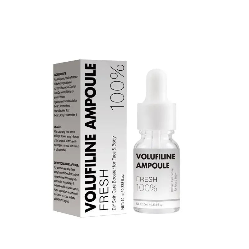 Volufiline Asiatica Ampoule 10ml Plumping Soothing Facial Serum Hydrating Moisturizing Essence Gentle Daily Skin Care Ampoule