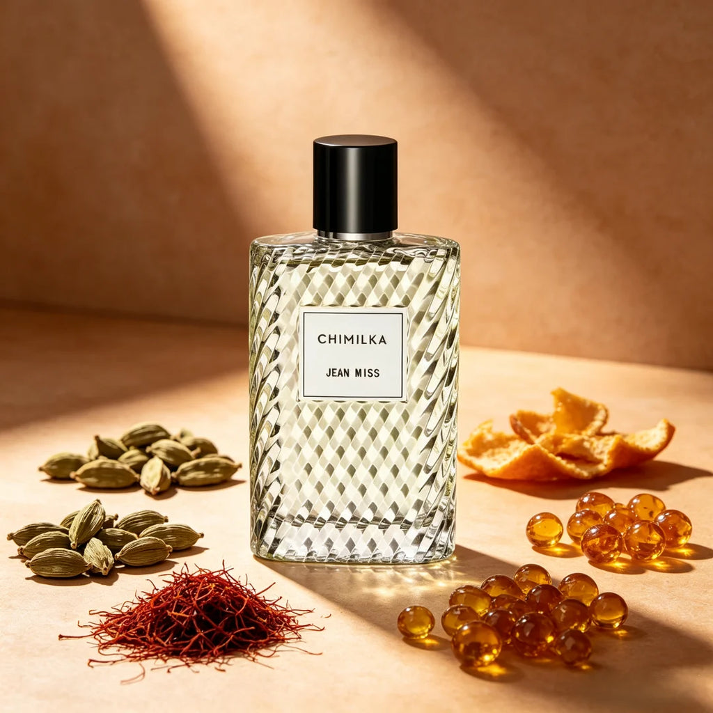 100ml Unisex Long Lasting Eau de Parfum, Italian Citrus Peach Osmanthus Leather Notes, Woody Musk Amber Rich Fragrance Perfume