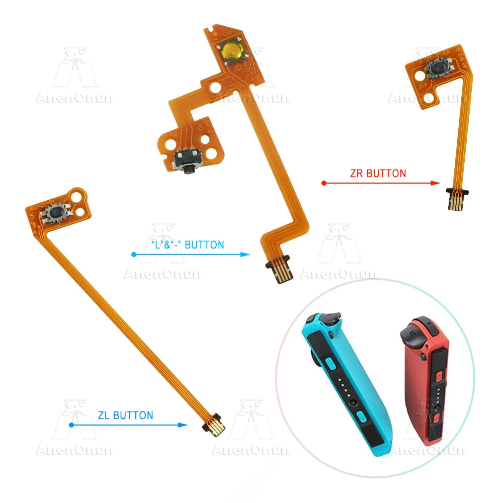 ZL ZR L Button Flex Cable for Switch/Switch OLED Joycon Replacement Repair Part Fix Unresponsive Shoulder Button & Broken Ribbon