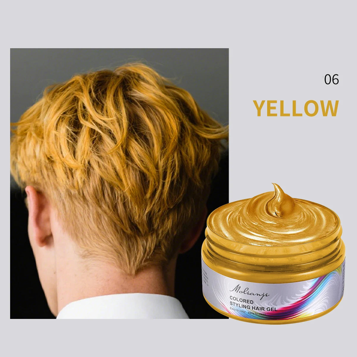 Disposable Hair Dye, Easy to Color, Easy to Clean, Instant Coloring, Creating colorful and Fashionable Hairstyles