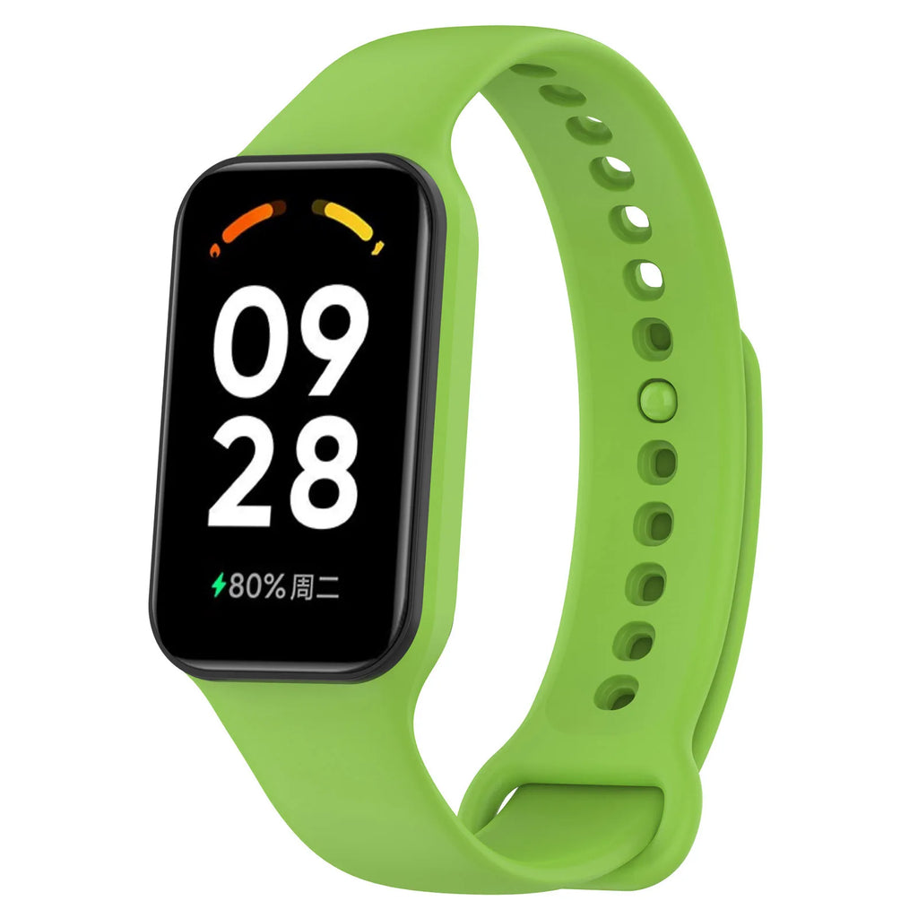 Silicone Strap For Xiaomi Redmi Band 2 Watchband Bracelet Replacement For Xiaomi Band 8 Active Wrist Strap Correa Accessories