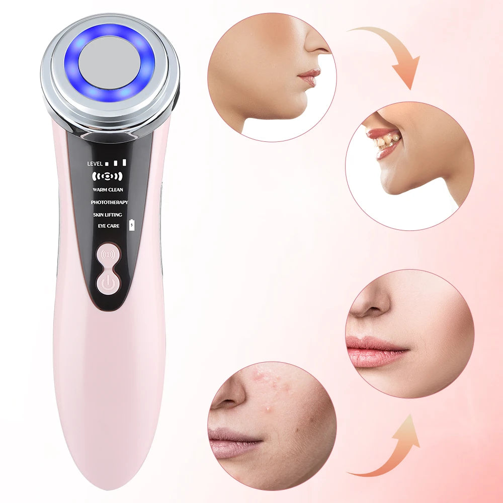 Multifunctional Facial Skin Care Massager Electric Facial Massage Device Clean Face Skin Rejuvenation Lifting Tighten