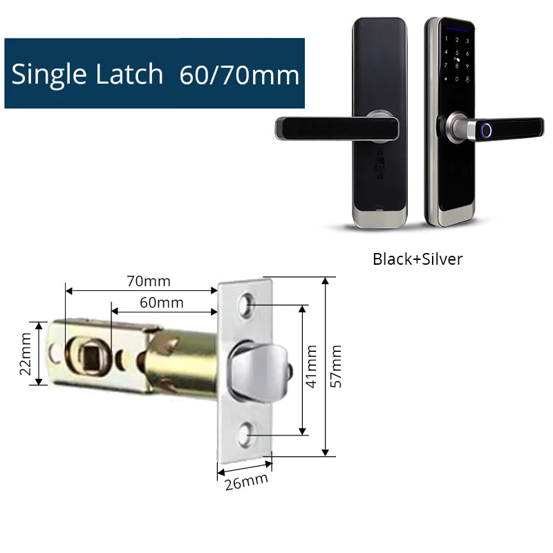 Zemismart Zigbee Fingerprint Door Lock Work with Tuya IC Card Key Password App Unlock with Doorbell Security Mechanical Lock
