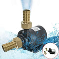 Water Pump 12v 24V DC Home Portable Brushless Motor Submersible Water Pump Brass Joints 14/16/19mm Cooling System Fountains Mini