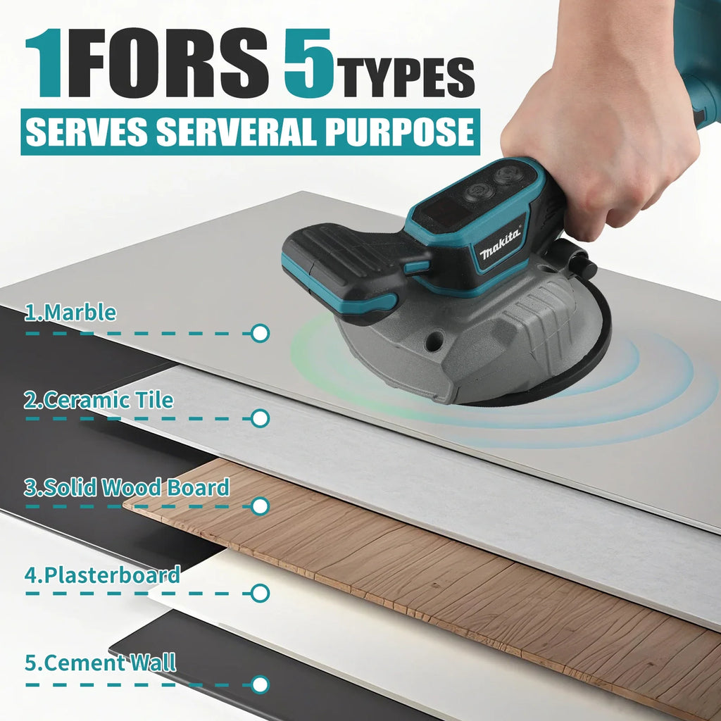 Makita Tile Leveler:8 Gears,10000rpm Vibration Frequency,7500mAh,Fit for Various Materials,With Digital Display&Easy to Use