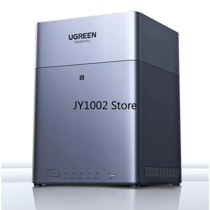 New  DH4300 Plus 4-Bay Desktop NAS Supports 120TB Capacity with USB Interface
