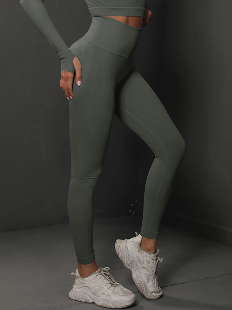 Women High Waist Fitness Leggings Athleisure Pants Slim Running Sportswear Sporting Pants Trousers Clothing Sexy Leggings