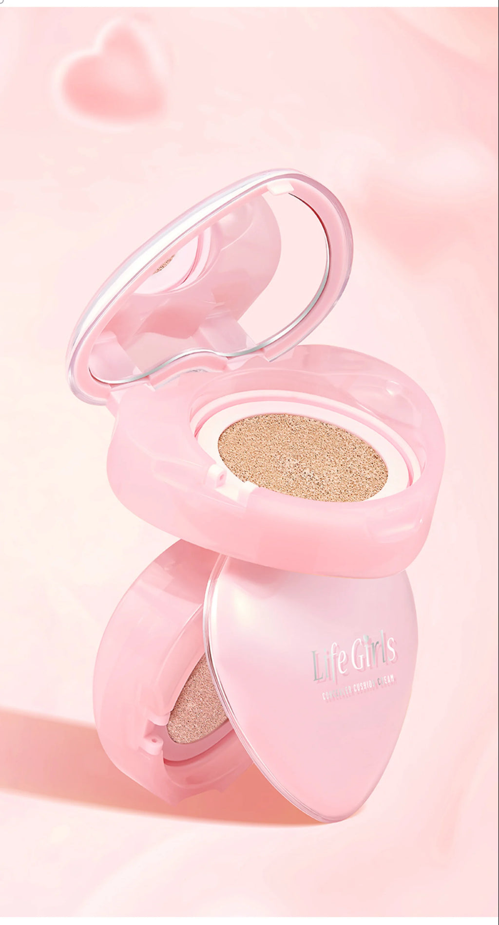 Life Girls Dewy Cushion Foundation 2025 ✦ Milky Hydrating Concealer & Skin Brightener ✦ Transfer-Proof, Buildable Coverage for G