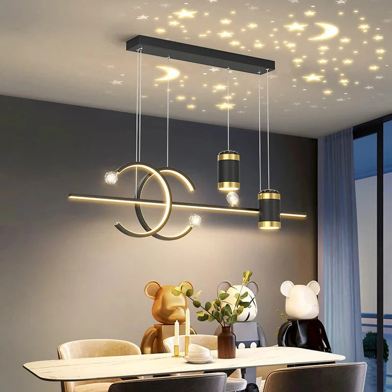 Modern Restaurant Pendant Lights LED Dining Tables Kitchens Ceiling Lights Modern Minimalist Hotels Bars Cafes Home Decor