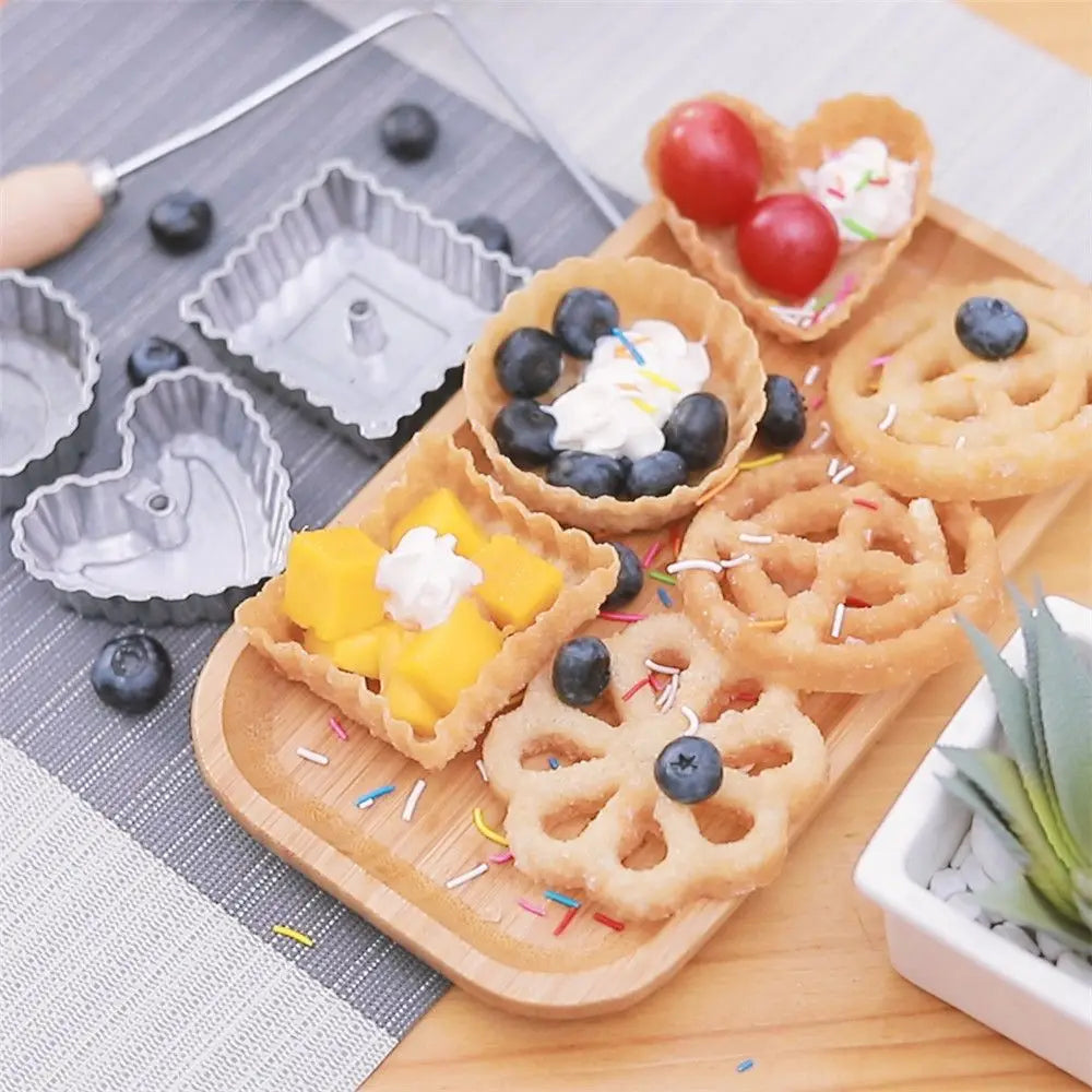 Baking Tools Kitchen Gadgets Timbale Molds Funnel Cake Maker Bunuelos Mold Swedish Rosette Cookie Bake Mold Iron MakerWaffle