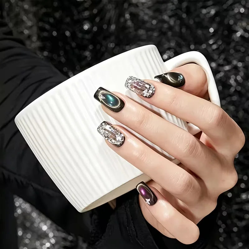 Nail ring with handle magnet, small and convenient, strong magnetic force, one-time molding, easy to operate