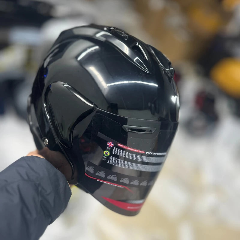 Motorcycle Helmet Open Face 3/4 Helmet Sword Cycling Dirt Racing Motorcycle Men and Women Helmet Capacete